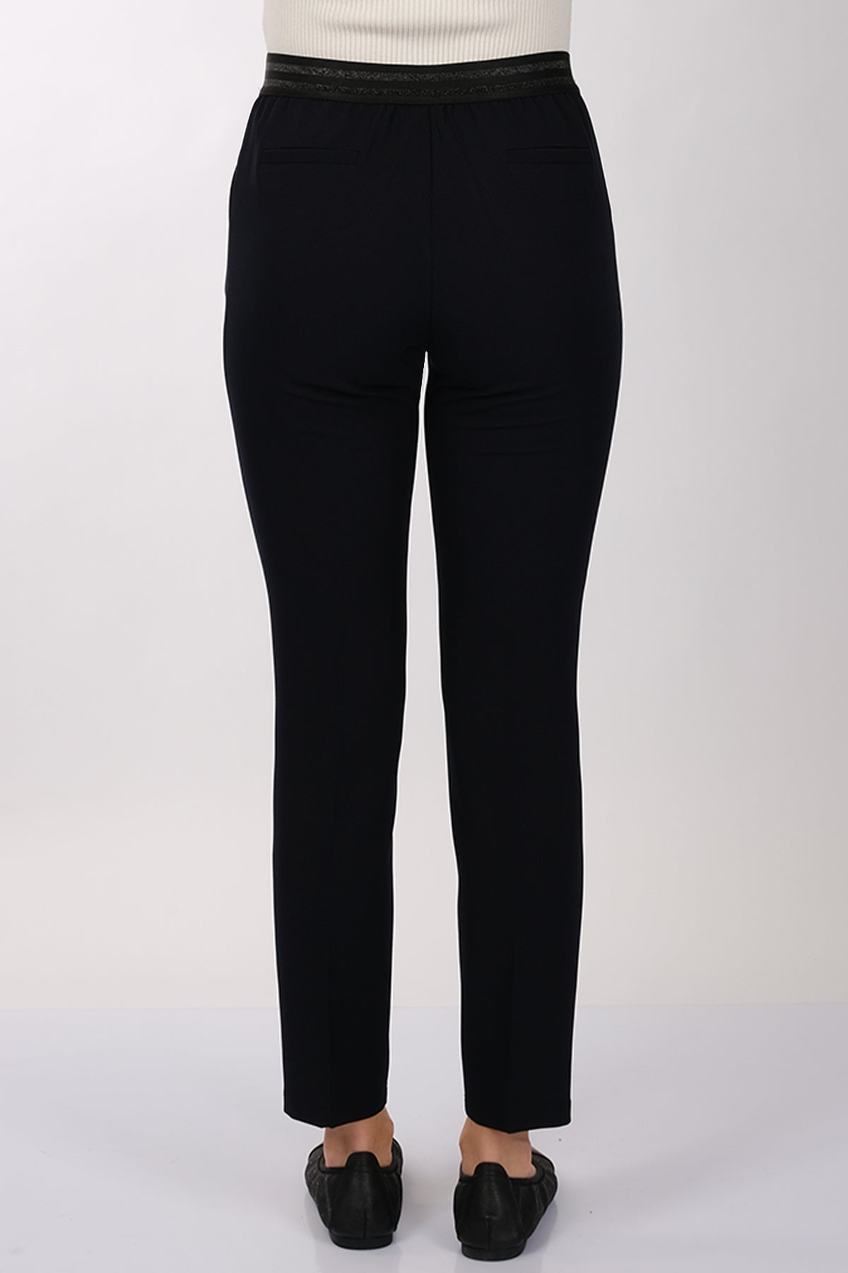 Modiva Minimalist Yüksek Bel 7/8 Dar Kesim Kadın Pantolon - Günlük & Ofis