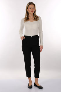Modiva Minimalist Yüksek Bel Midi Kadın Pantolon - Günlük & Ofis