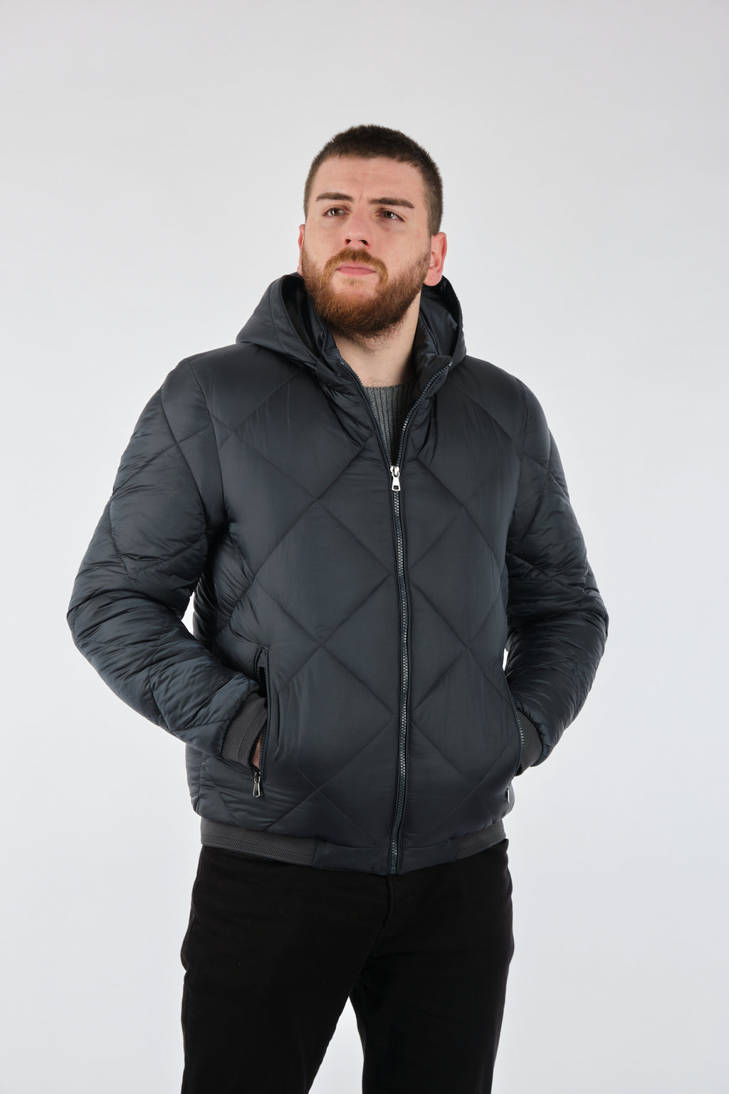 Ecer Erkek Kapüşonlu Şişme Mont - Minimalist Tasarım - Regular Fit
