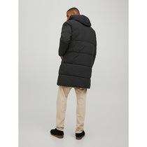 Jack&Jones Erkek Oversize Kapüşonlu Uzun Kışlık Mont - Sıcak ve Şık