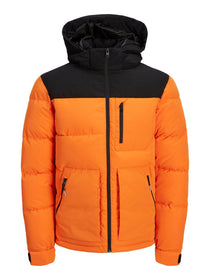 Jack&Jones Minimalist Oversize Kapüşonlu Erkek Kışlık Mont