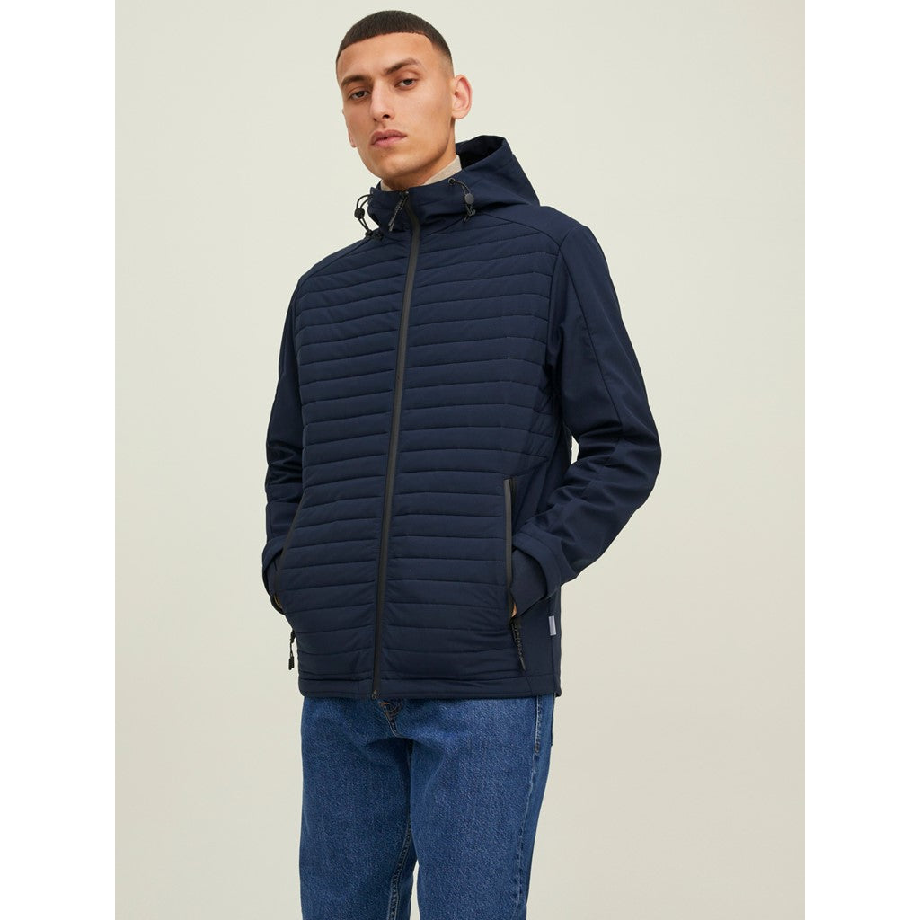 Jack&Jones Minimalist Kapüşonlu Erkek Mont - Günlük Stil Ana görsel