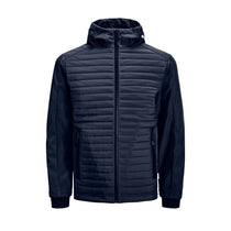 Jack&Jones Minimalist Kapüşonlu Erkek Mont - Günlük Stil
