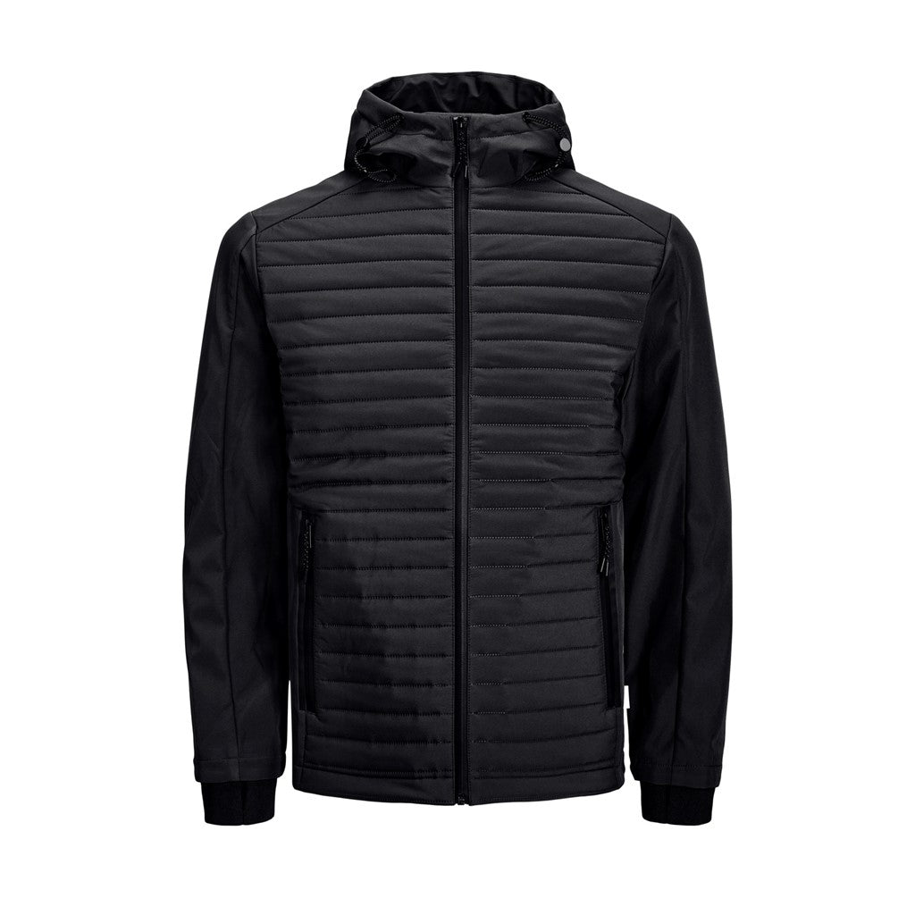 Jack&Jones Minimalist Kapüşonlu Erkek Mont - Günlük Stil