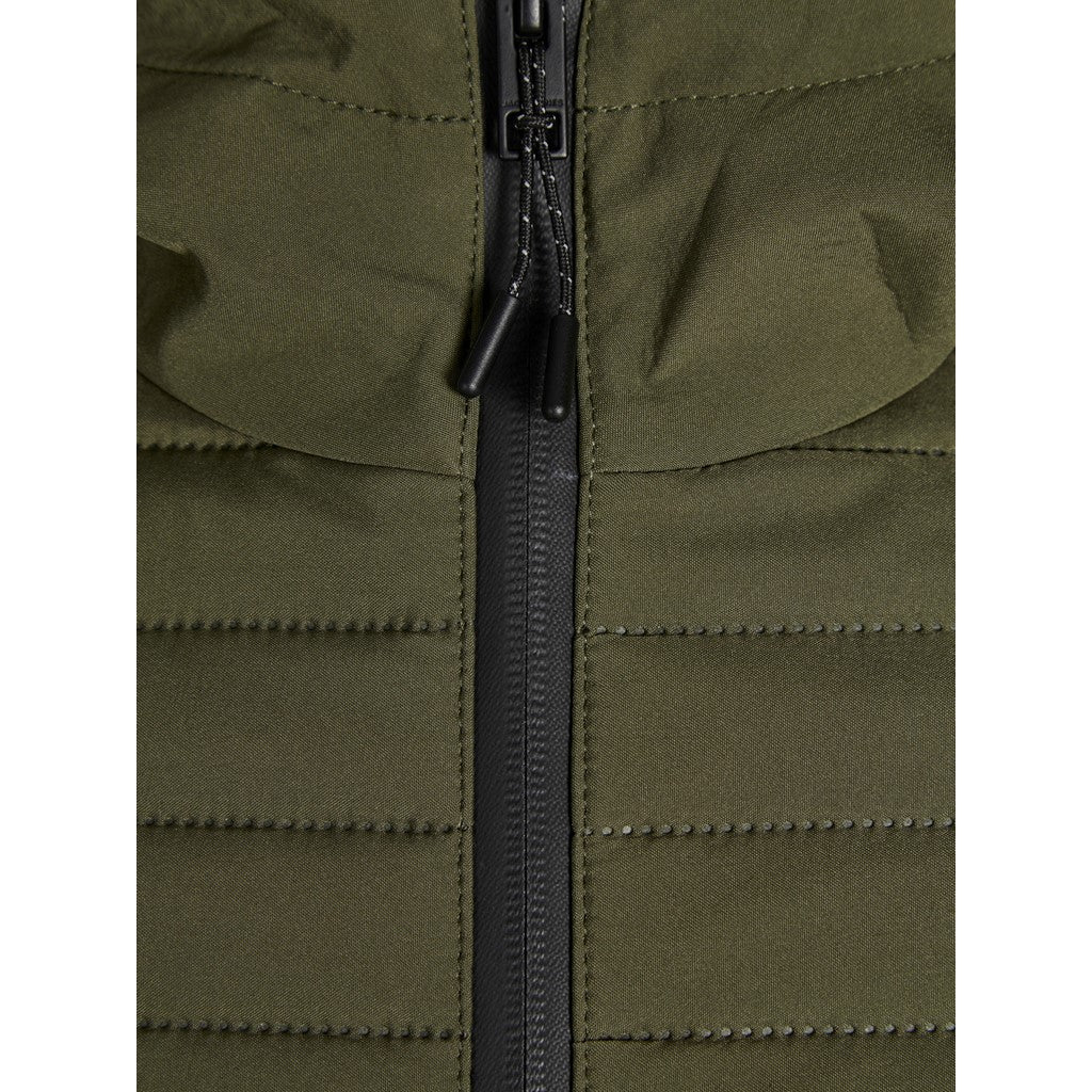Jack&Jones Minimalist Kapüşonlu Erkek Mont - Günlük Stil