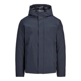 Jack&Jones Minimalist Kapüşonlu Erkek Mont - Regular Fit - Günlük Kullanım