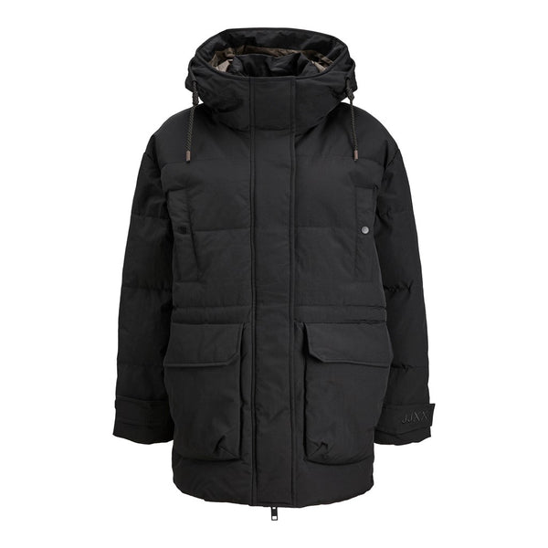 Jack&Jones JJXX Oversize Kapüşonlu Midi Pardesü - Günlük Kışlık