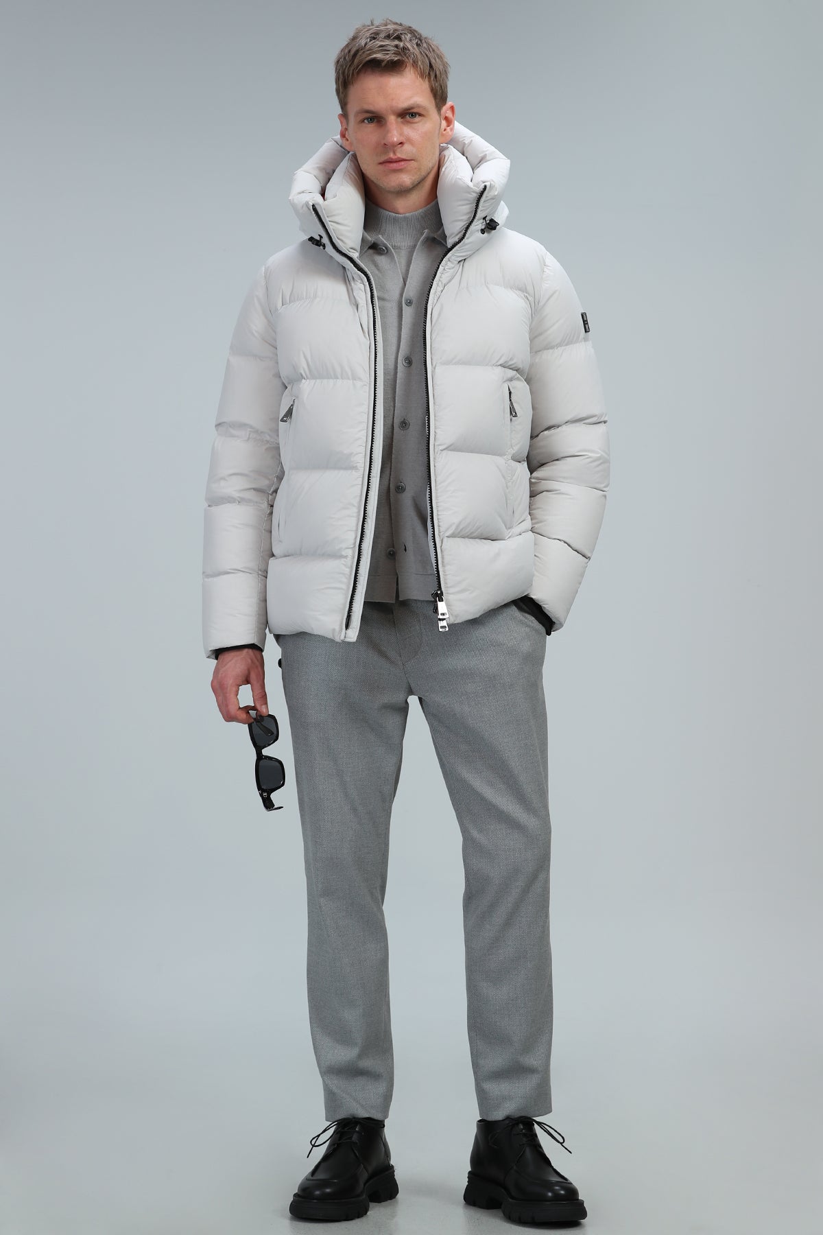 Lufian Oversize Minimalist Erkek Kışlık Mont - Regular Fit