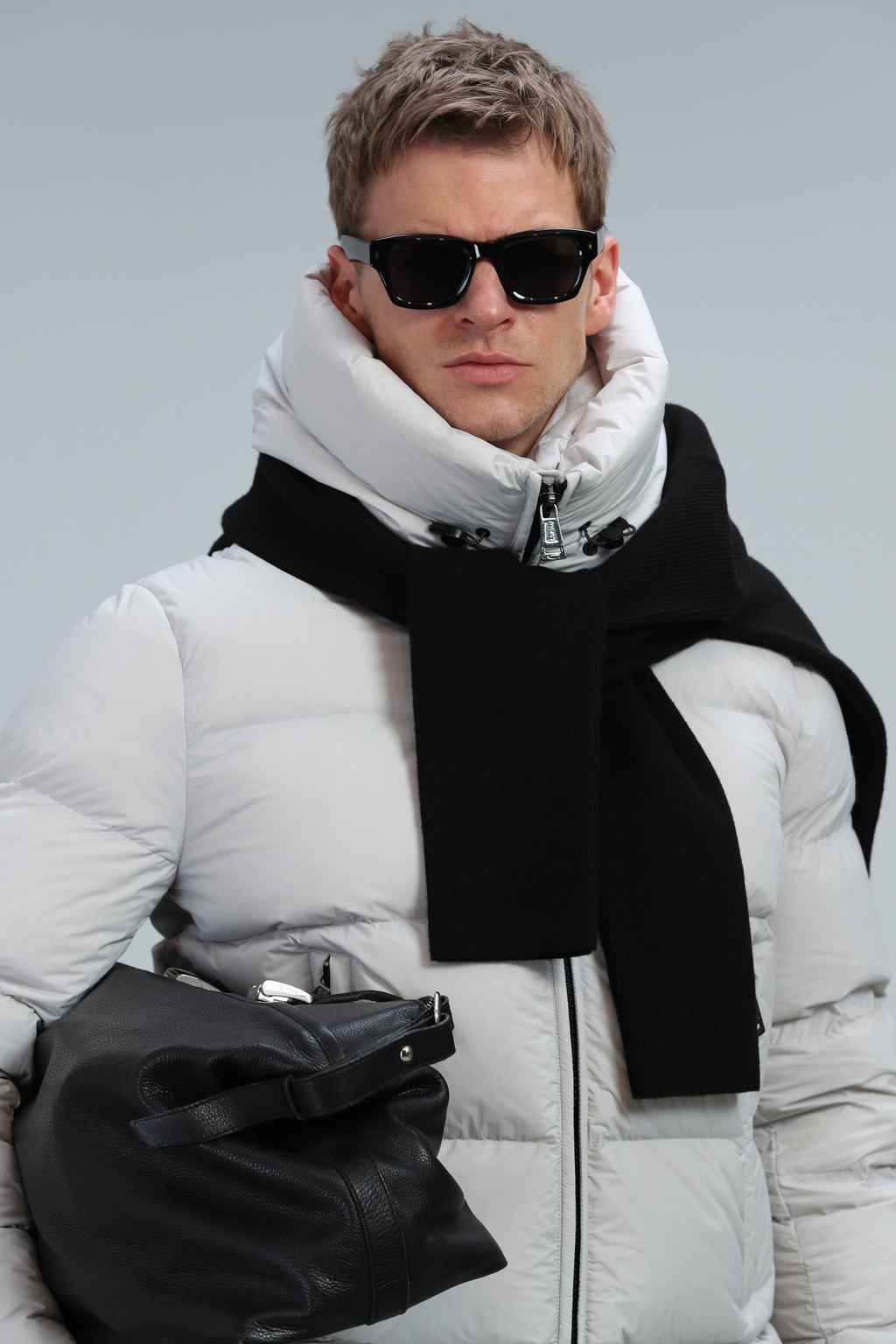 Lufian Oversize Minimalist Erkek Kışlık Mont - Regular Fit