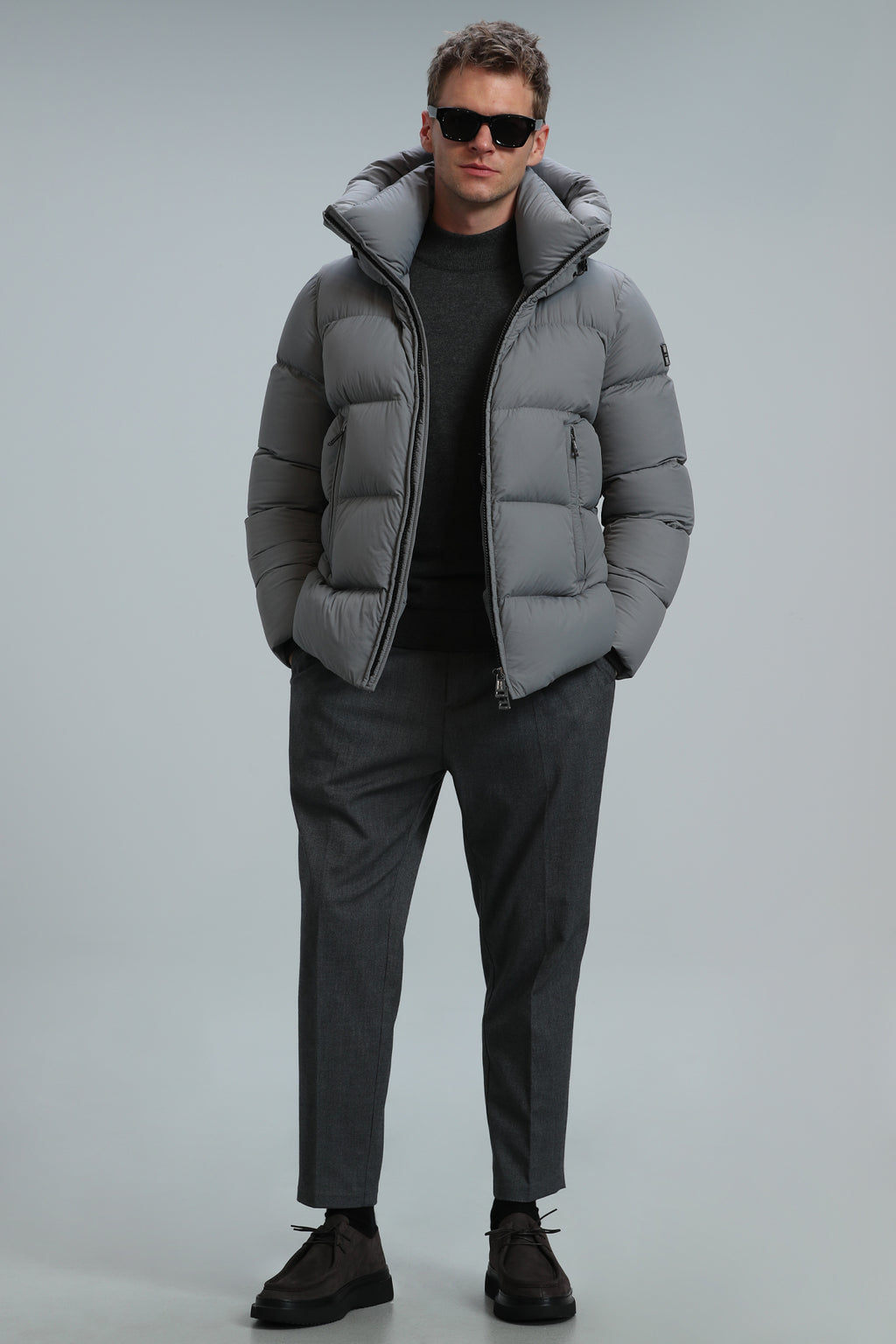 Lufian Oversize Minimalist Erkek Kışlık Mont - Regular Fit