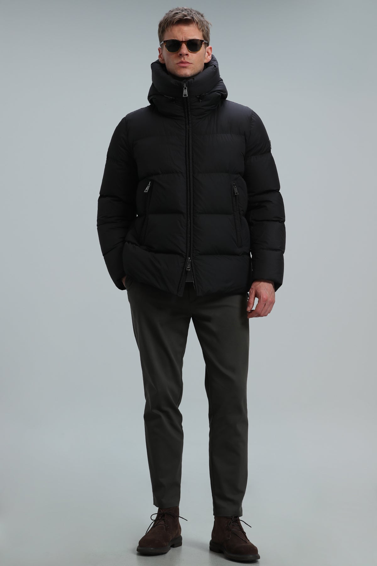 Lufian Oversize Minimalist Erkek Kışlık Mont - Regular Fit