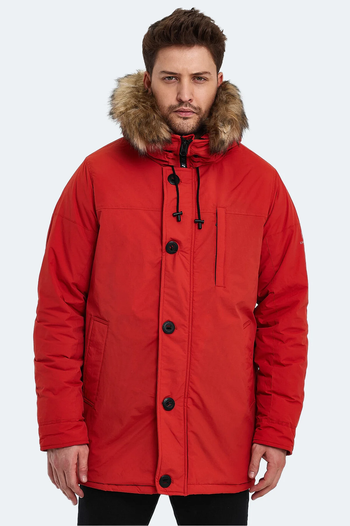 Lumberjack Erkek Oversize Kapüşonlu Kaban - Kışlık Sıcaklık Translation missing: tr.content.product_image_main