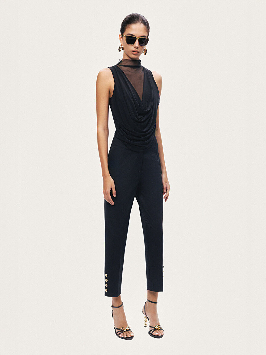 Nocturne Gold Aksesuarlı Pantolon N26YN3495 Ana görsel