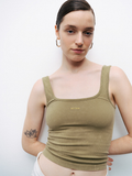 Nocturne Minimalist İnce Askılı Ribana Kadın Crop Top