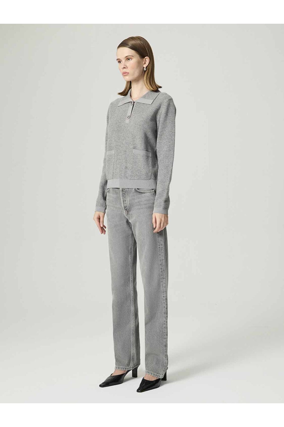 Nocturne Kadın Düğme Aksesuarlı Triko N26KD50153