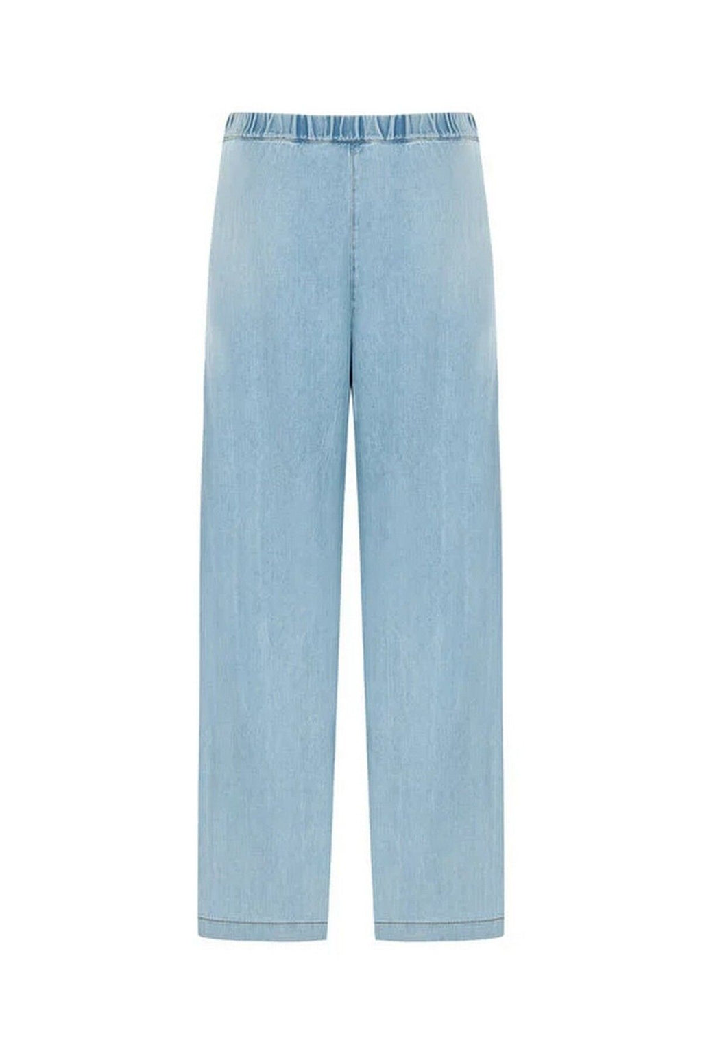 Nocturne Kadın Minimalist Pileli Bol Paça Jean Pantolon - Günlük & Şık