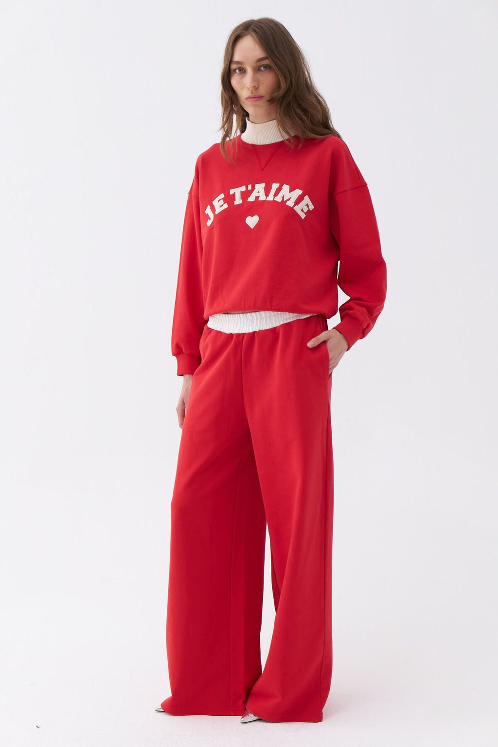 Nocturne Oversize Midi Kadın Pantolon - Günlük Rahatlık