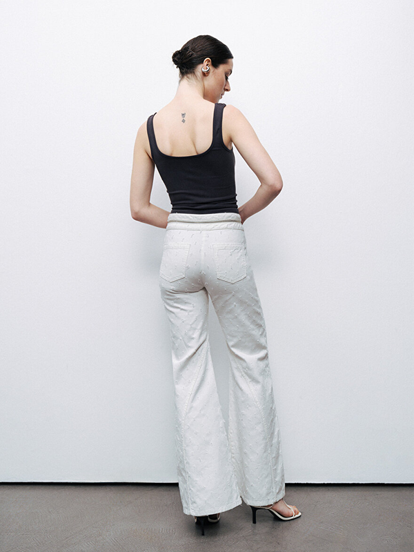 Nocturne Minimalist İnce Askılı Ribana Kadın Crop Top