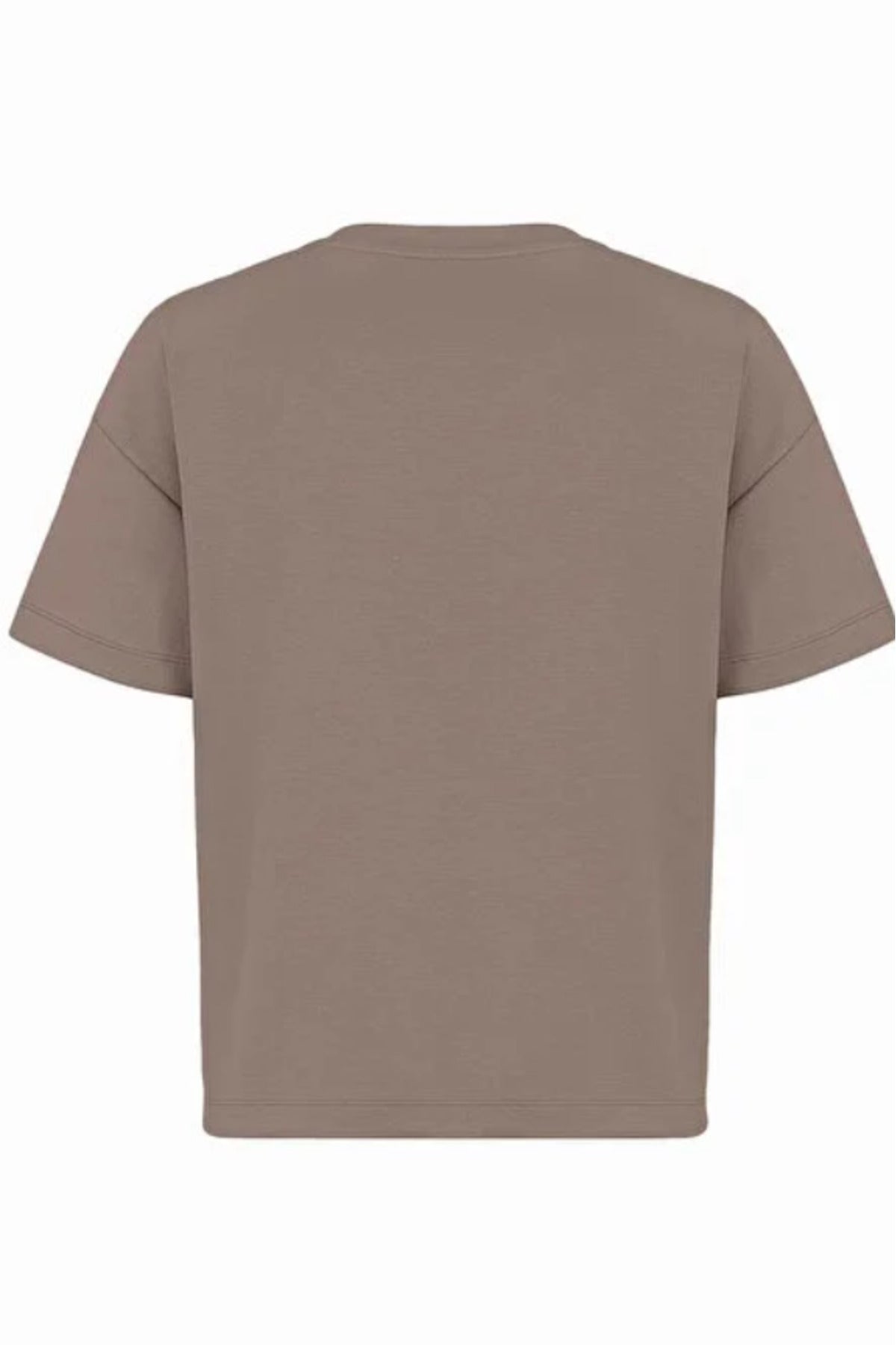 Nocturne Minimalist Oversize Kadın T-Shirt - Kısa Kol - Günlük
