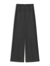 Nocturne Minimalist Yüksek Bel Geniş Paça Midi Kadın Pantolon - Günlük & Ofis