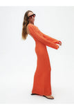 Nocturne Oversize Maxi Elbise - Uzun Kol - Minimalist Stil