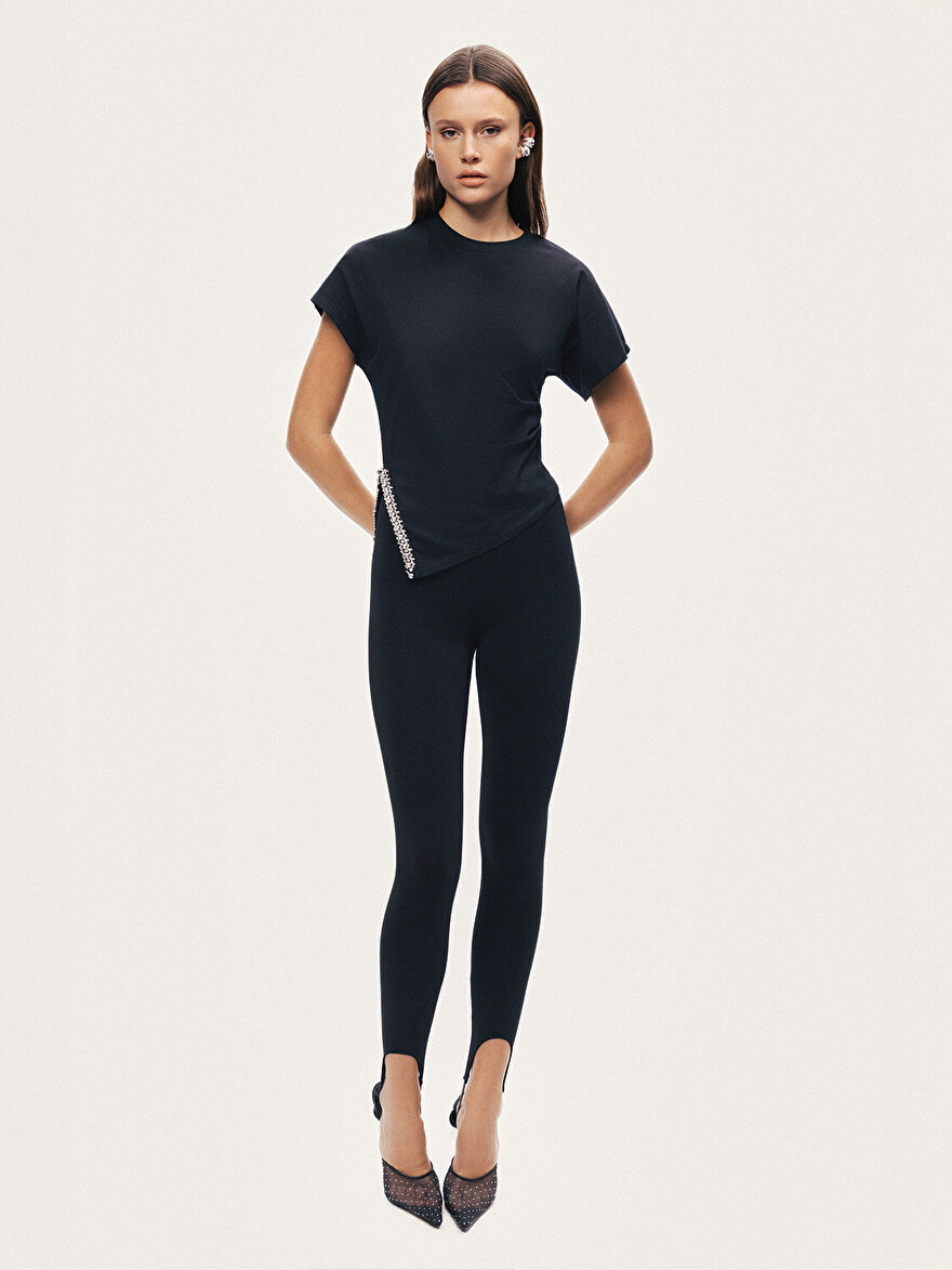 Nocturne Taş Detaylı T-Shirt N26YD70089