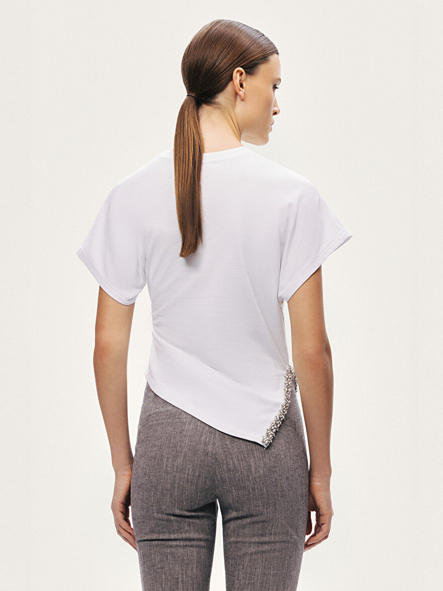 Nocturne Taş Detaylı T-Shirt N26YD70089