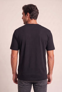 O Yaka Fırçalı 2 İplik T-Shirt JSCO
