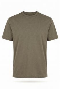 O Yaka Fırçalı 2 İplik T-Shirt JSCO