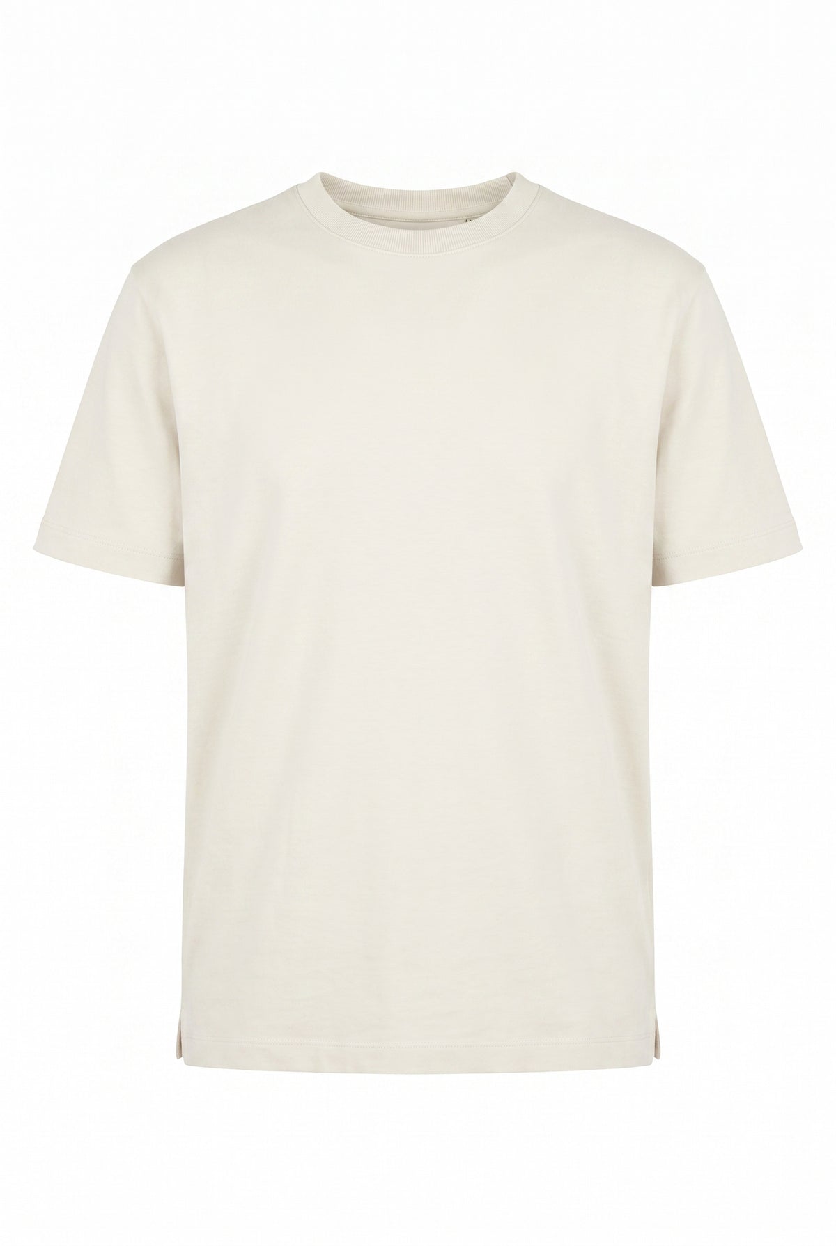 O Yaka Fırçalı 2 İplik T-Shirt JSCO