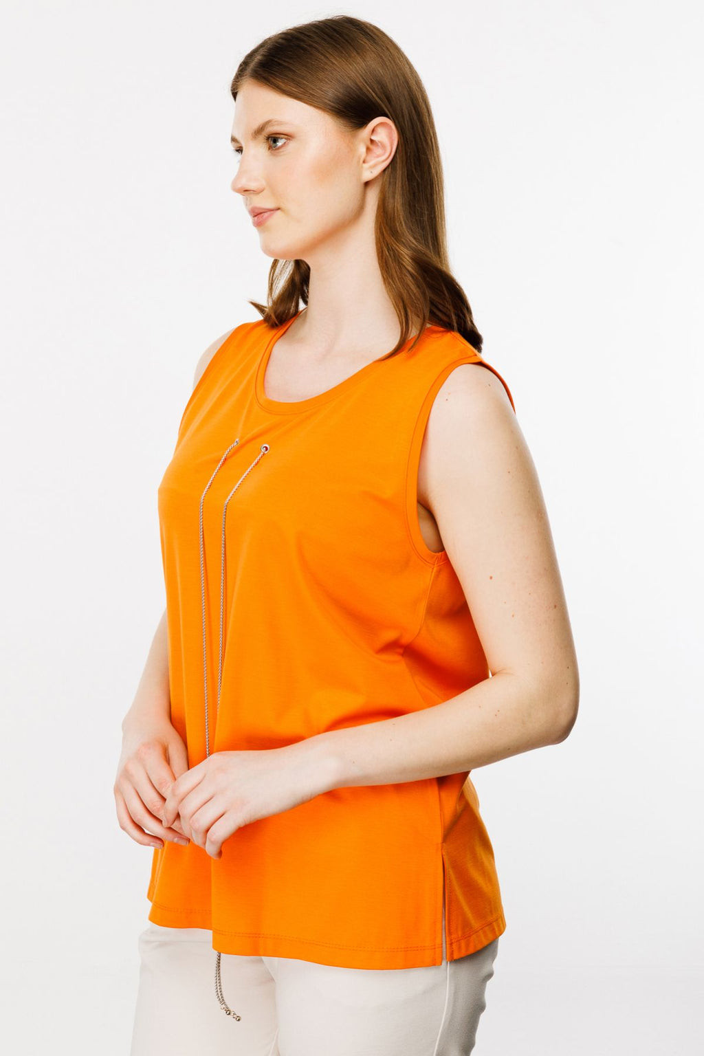 On Kadın Oversize Kolsuz Bluz - Minimalist Günlük Stil