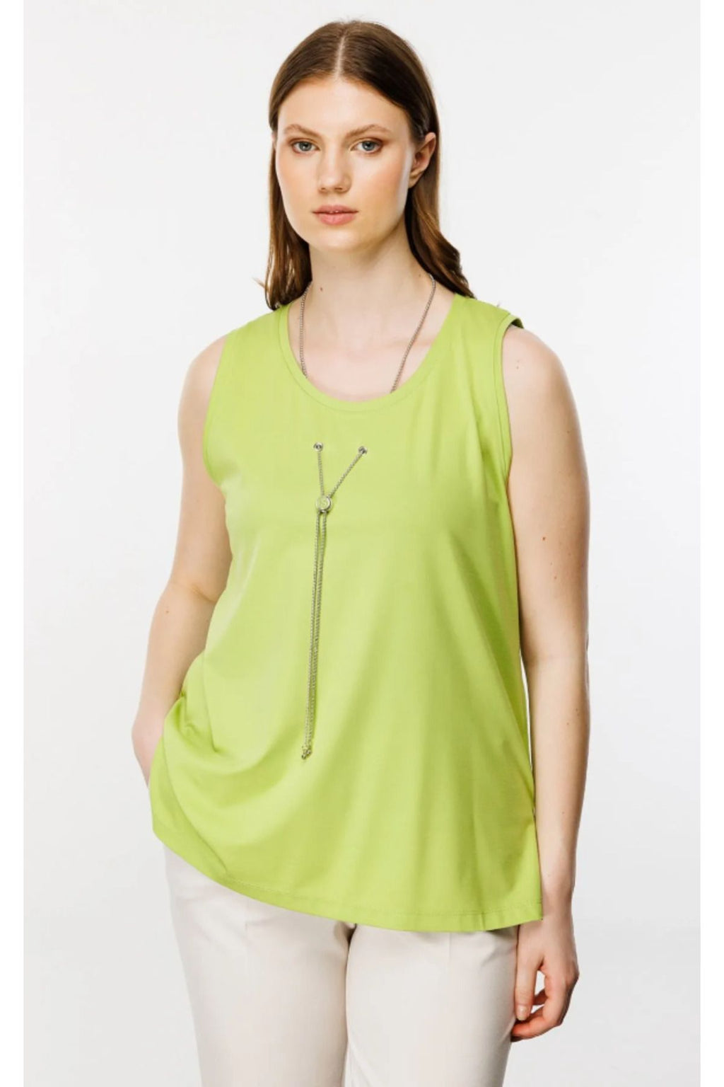 On Kadın Oversize Kolsuz Bluz - Minimalist Günlük Stil