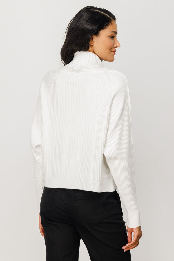 On Minimalist Boğazlı Crop Oversize Kazak - Günlük Şıklık