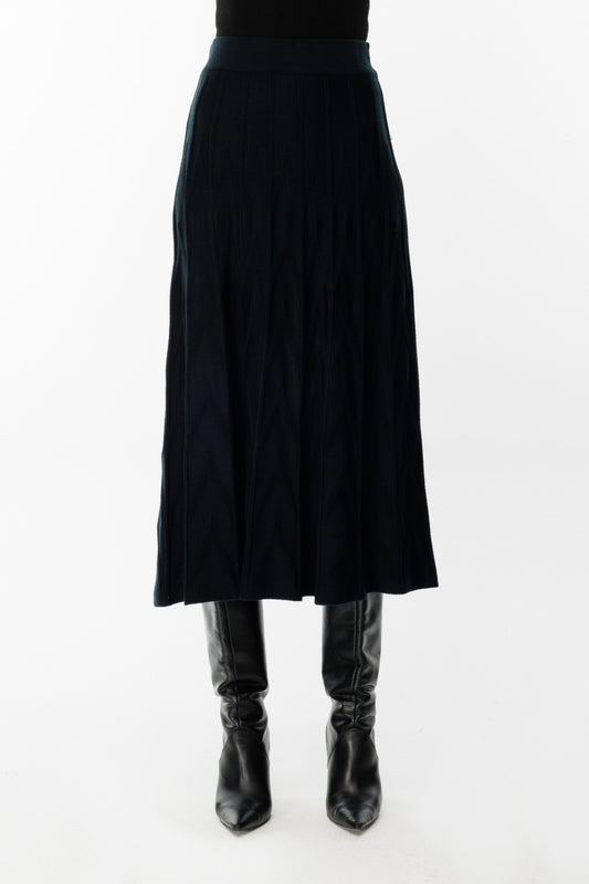 On Kadın Midi Pileli Etek - Minimalist Günlük Şıklık