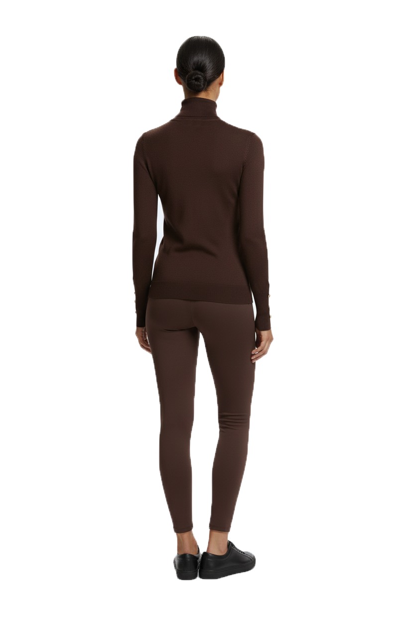 On Kadın Minimalist Boğazlı Uzun Kol Kazak - Günlük & Özel Gün