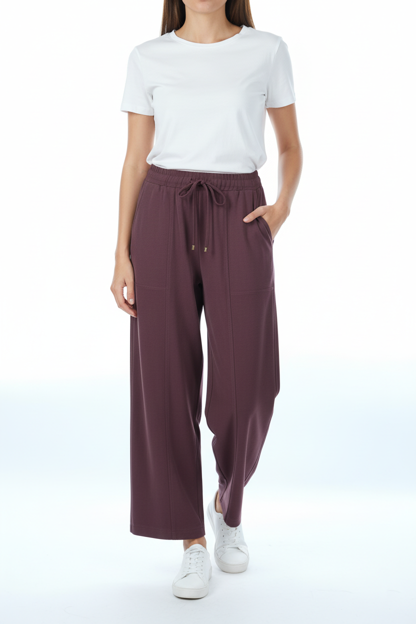 On Kadın Oversize Midi Pantolon - Rahat ve Şık Günlük Kombin