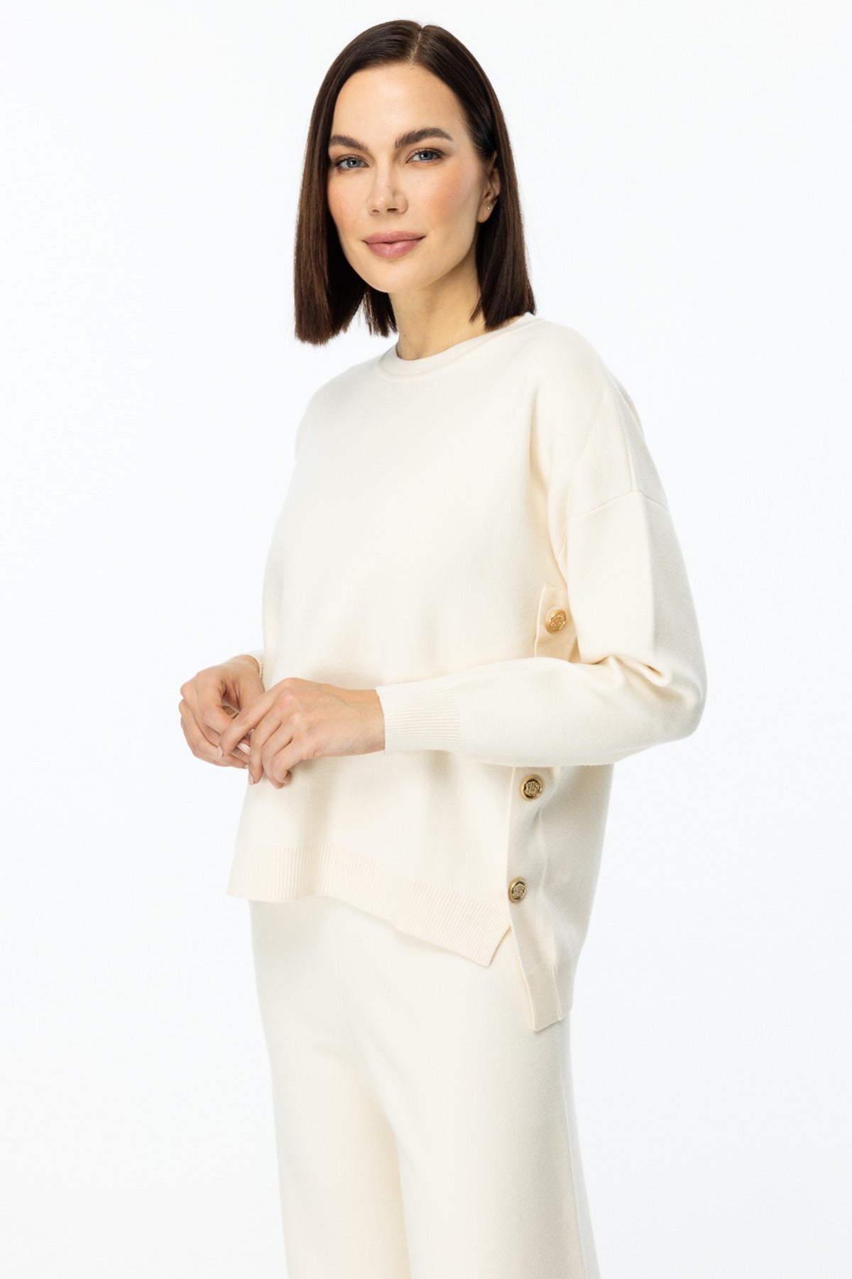On Kadın Oversize Uzun Kol Minimalist Kazak - Günlük Kullanım İçin İdeal Translation missing: tr.content.product_image_secondary