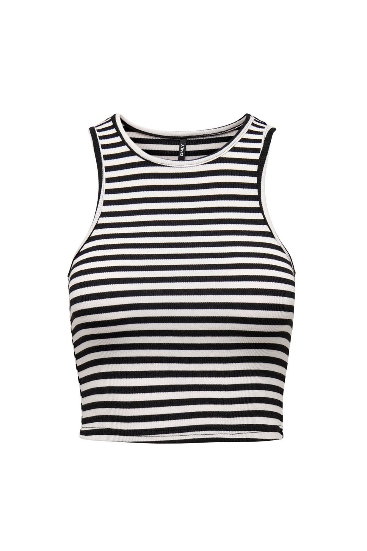Only Minimalist Çizgili Kolsuz Crop Top - Günlük Kullanım Translation missing: tr.content.product_image_main