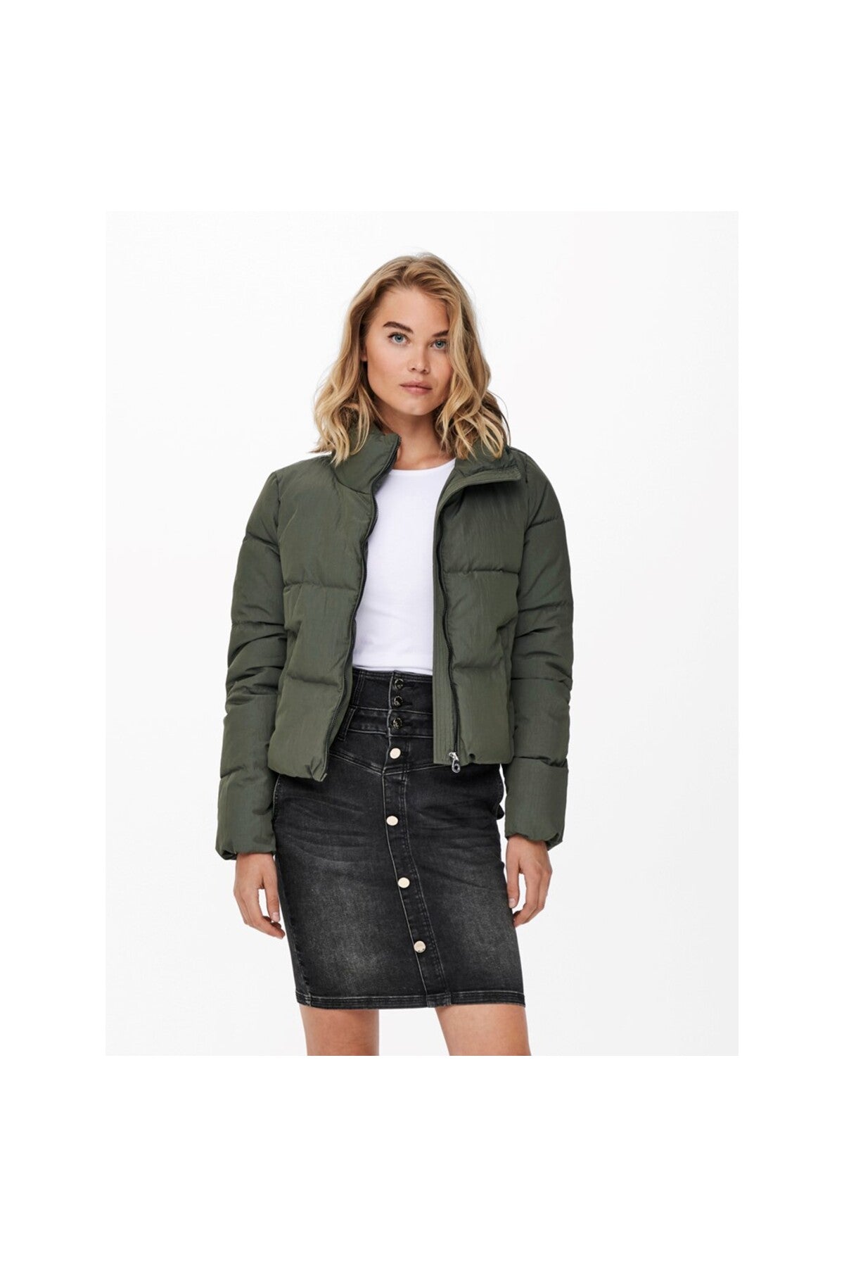 Only Kadın Crop Oversize Mont - Minimalist Günlük Şıklık