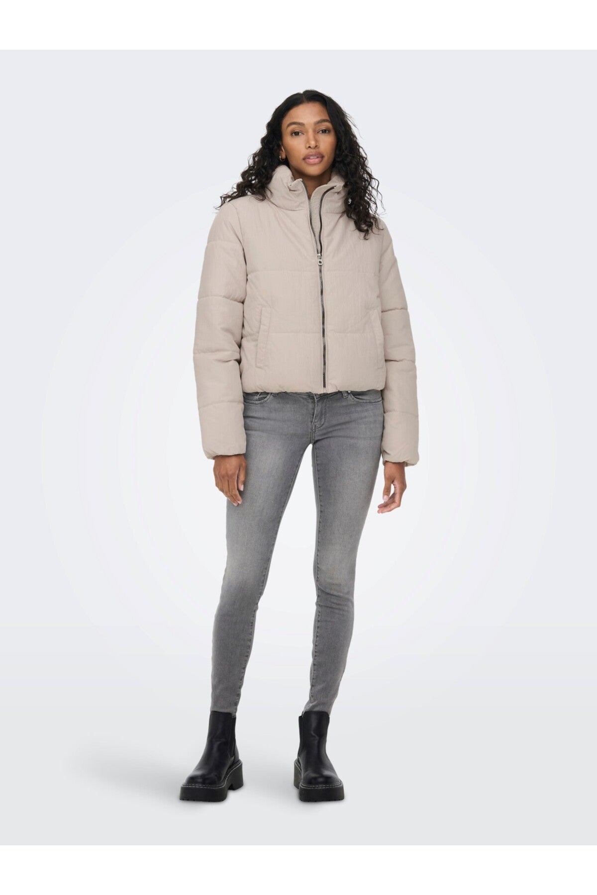 Only Kadın Crop Oversize Mont - Minimalist Günlük Şıklık