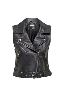 Only Crop Deri Yelek: Minimalist Streetwear Tarzı - Hemen Al!
