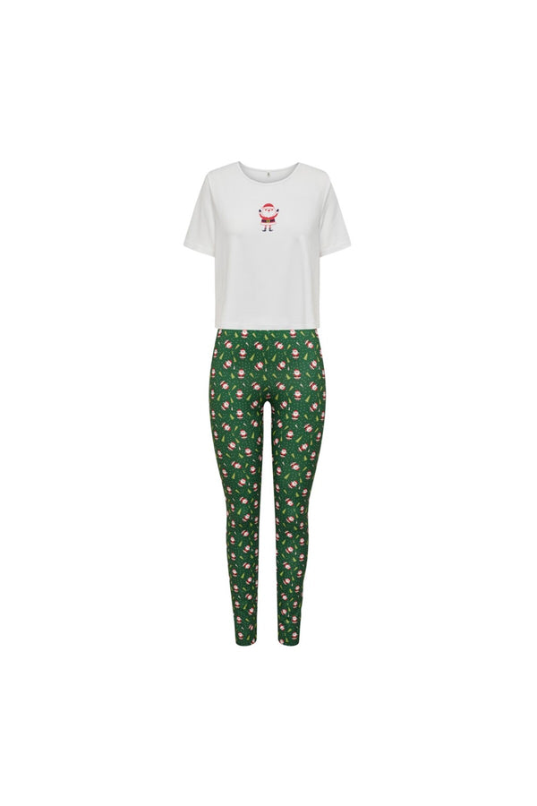 Only Minimalist Crop Kadın Pijama Takımı - Kısa Kol Rahat Uyku