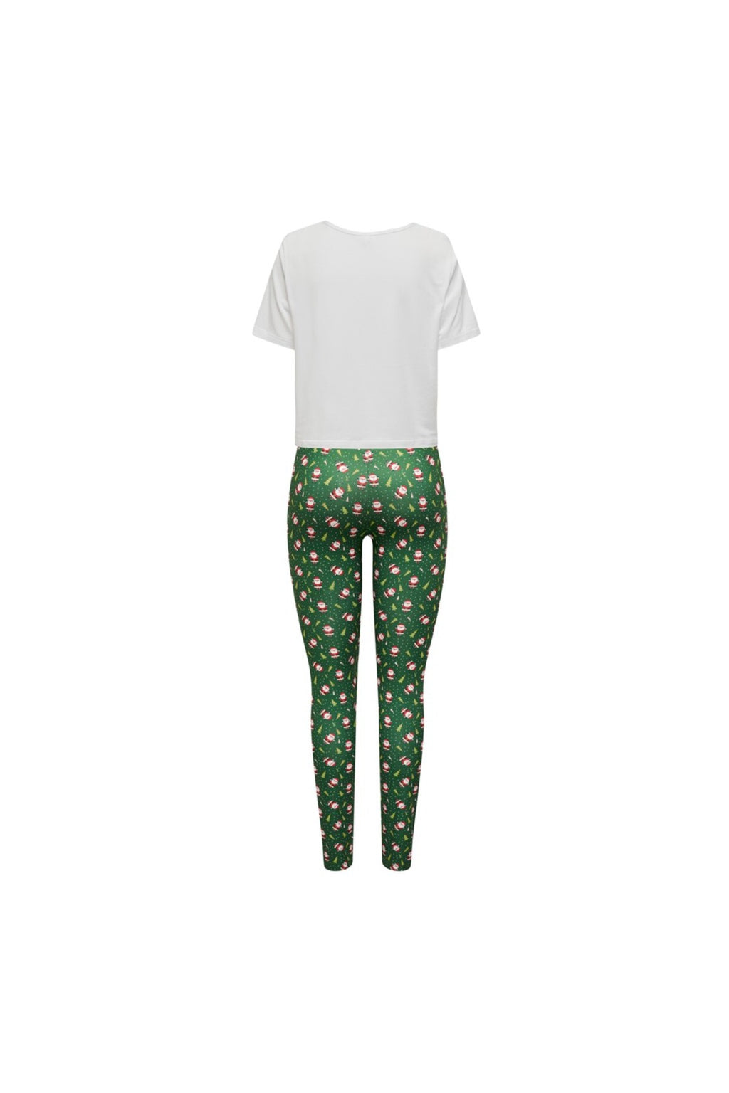 Only Minimalist Crop Kadın Pijama Takımı - Kısa Kol Rahat Uyku