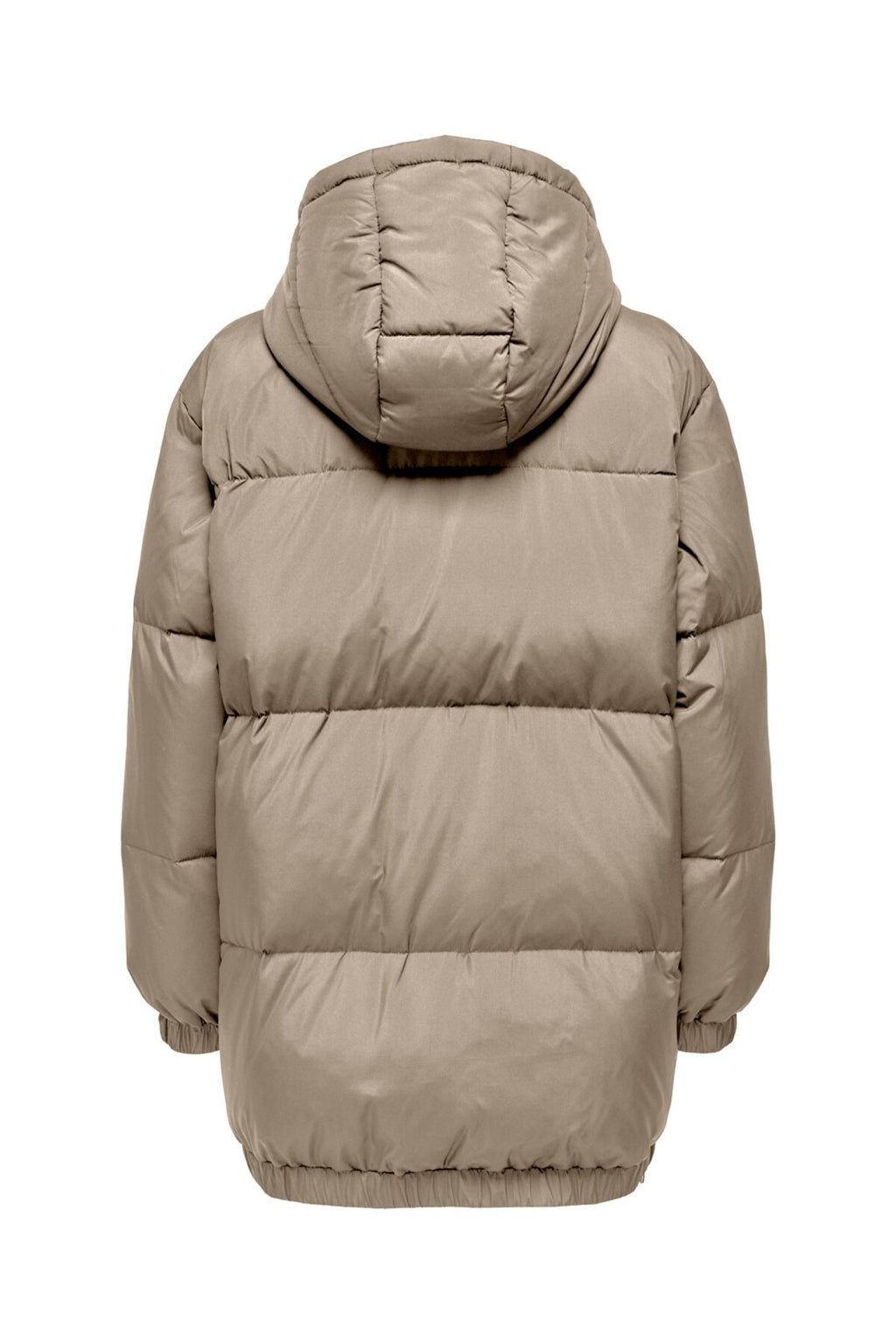 Only Oversize Kapüşonlu Midi Şişme Mont - Kışlık Günlük