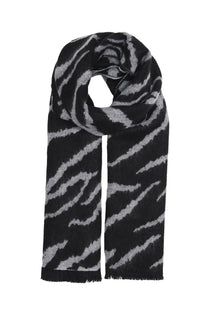 Only Oversize Zebra Desenli Atkı - Kışlık Şal