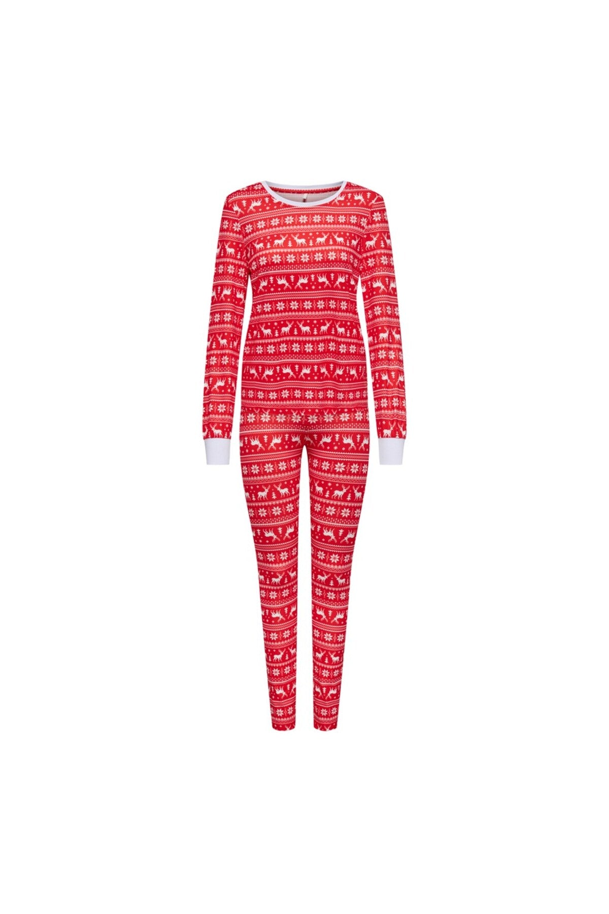 Only Uzun Kol Gece Pijama Takımı - Rahat ve Sıcak Kışlık Desen