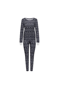 Only Uzun Kol Gece Pijama Takımı - Rahat ve Sıcak Kışlık Desen