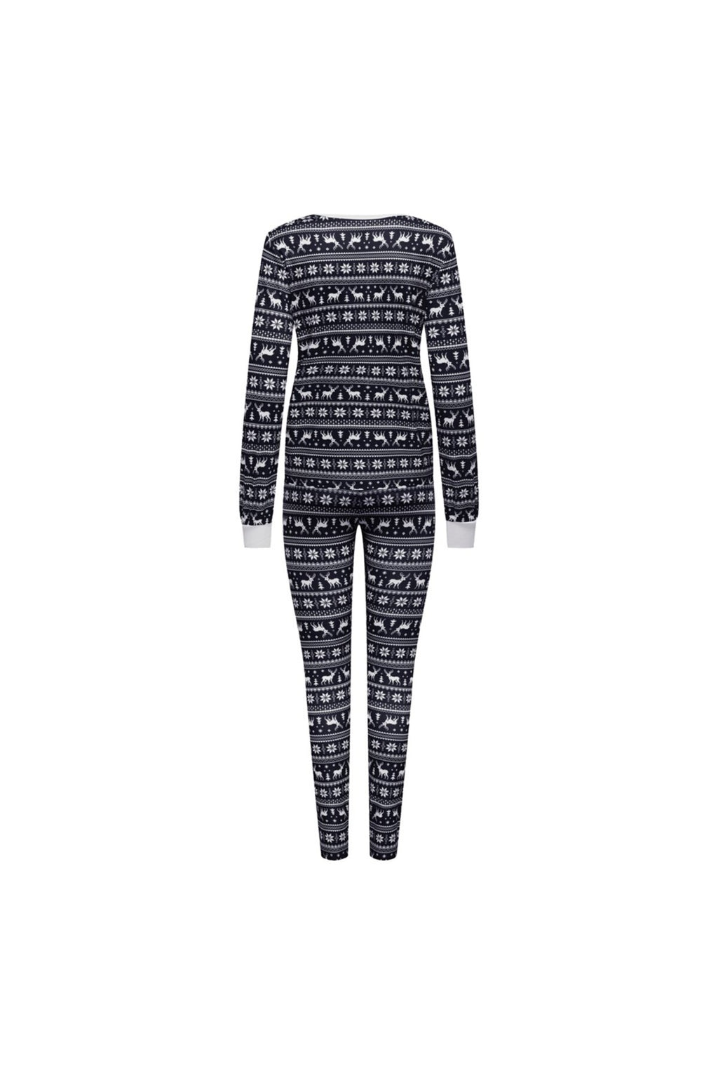 Only Uzun Kol Gece Pijama Takımı - Rahat ve Sıcak Kışlık Desen