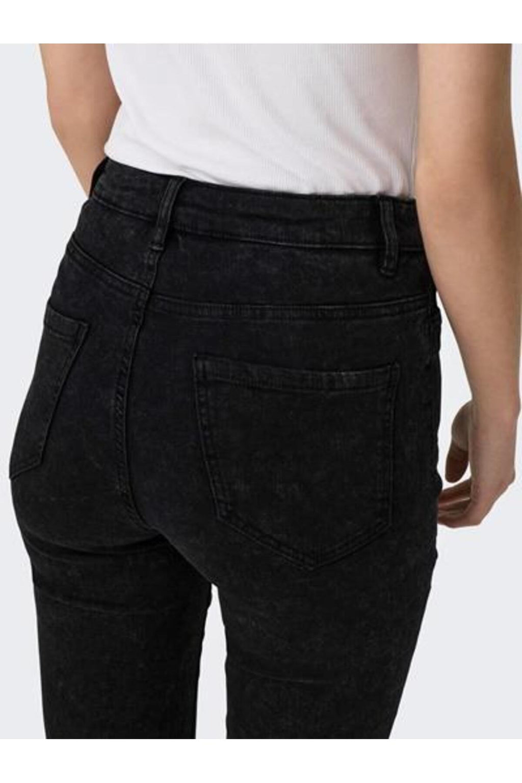 Only Yüksek Bel Dar Paça Minimalist Kadın Jean - Günlük Kombinler İçin