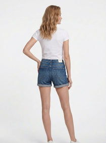 Only Yüksek Bel Mini Denim Şort - Minimalist Günlük Stil - Hızlı Kargo